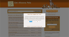 Desktop Screenshot of getaltoonapets.com