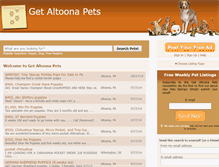 Tablet Screenshot of getaltoonapets.com